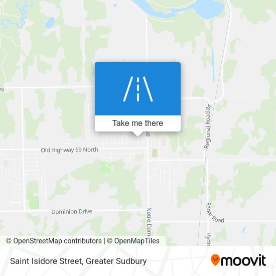 Saint Isidore Street map