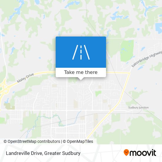 Landreville Drive map