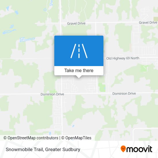 Snowmobile Trail map