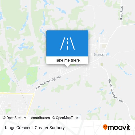 Kings Crescent map