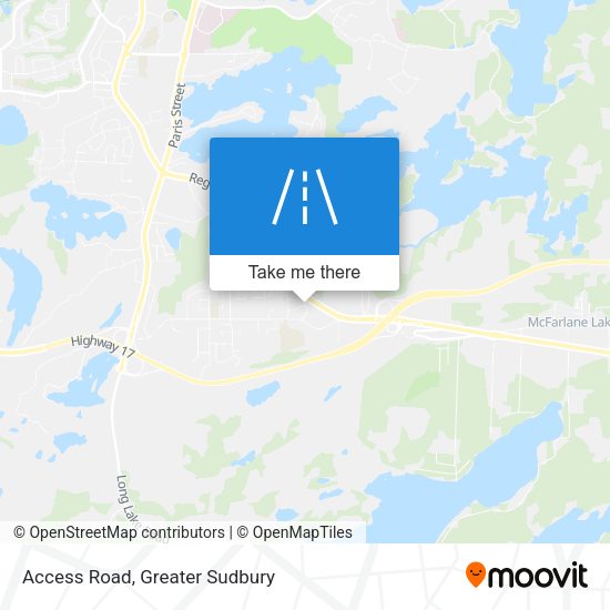 Access Road map