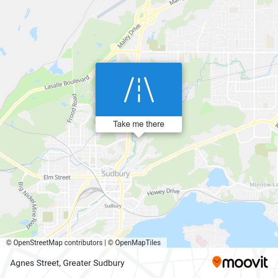 Agnes Street map