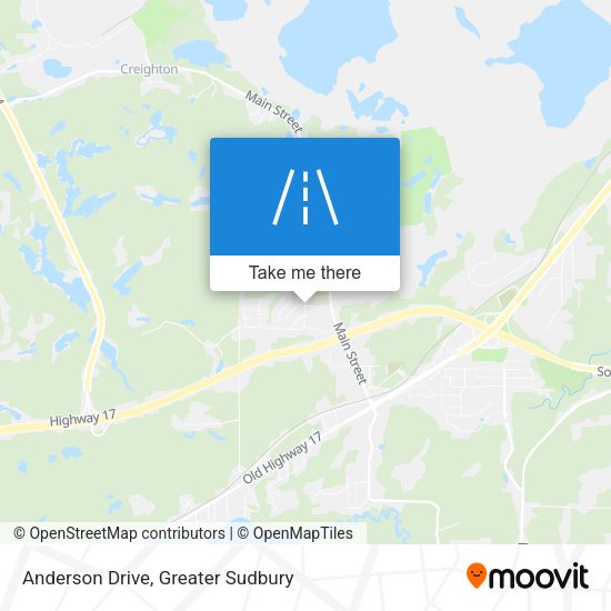 Anderson Drive map