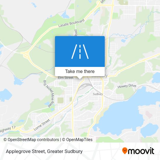 Applegrove Street map