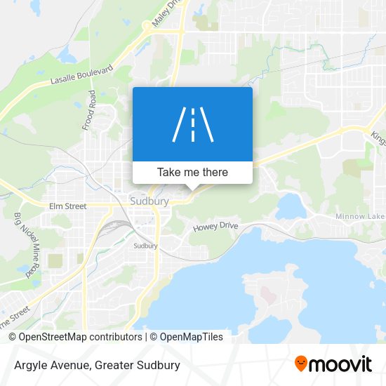 Argyle Avenue map