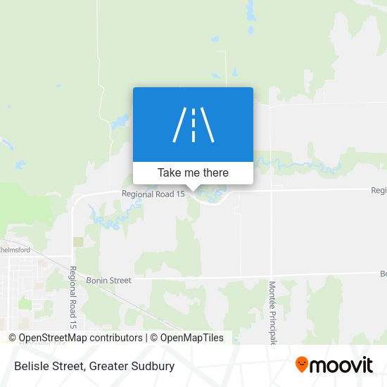 Belisle Street map