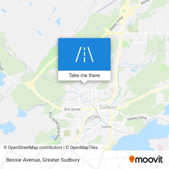Bessie Avenue map