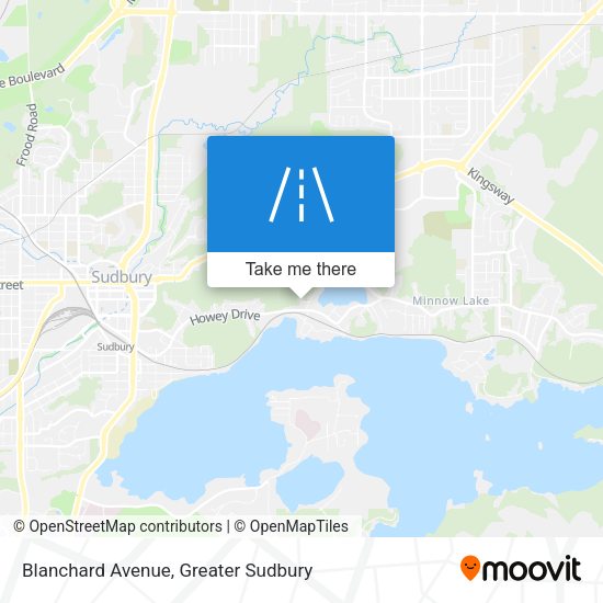 Blanchard Avenue map