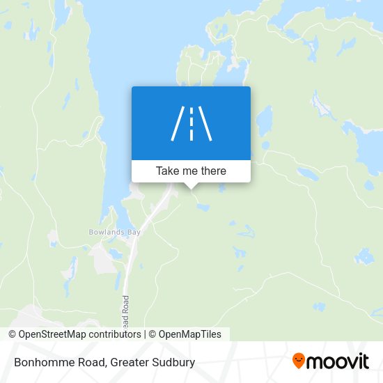 Bonhomme Road map