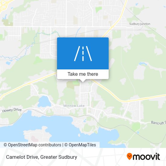 Camelot Drive map