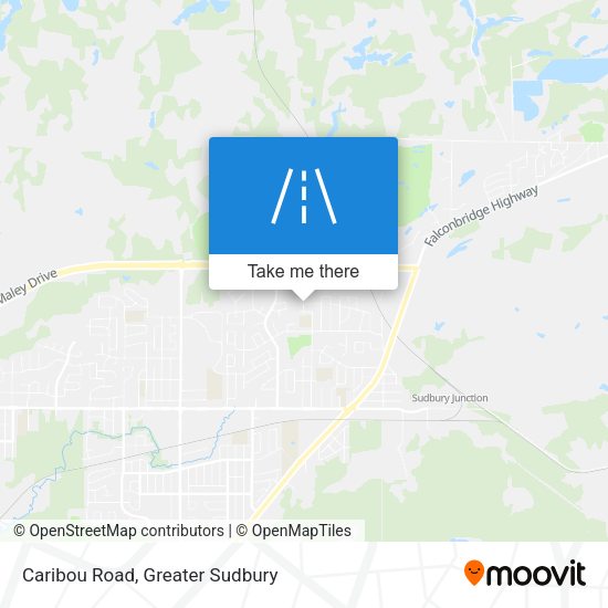 Caribou Road map