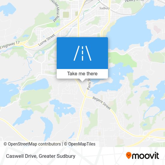 Caswell Drive map
