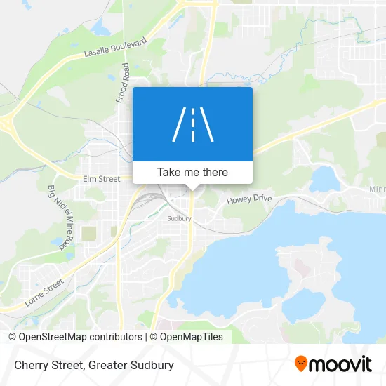 Cherry Street map