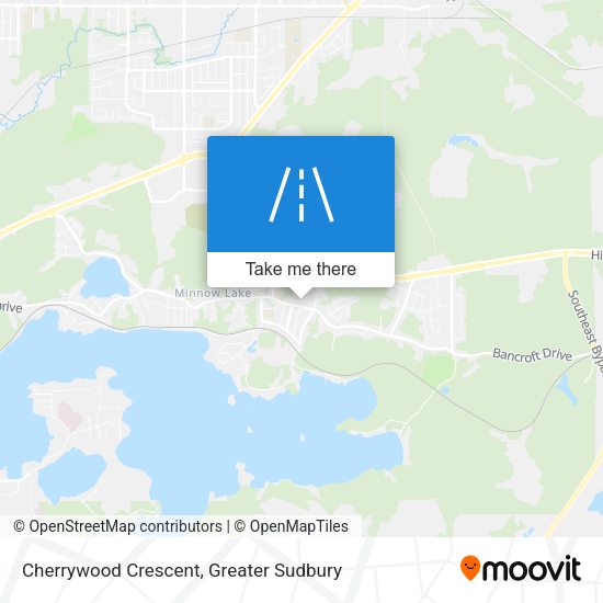 Cherrywood Crescent map
