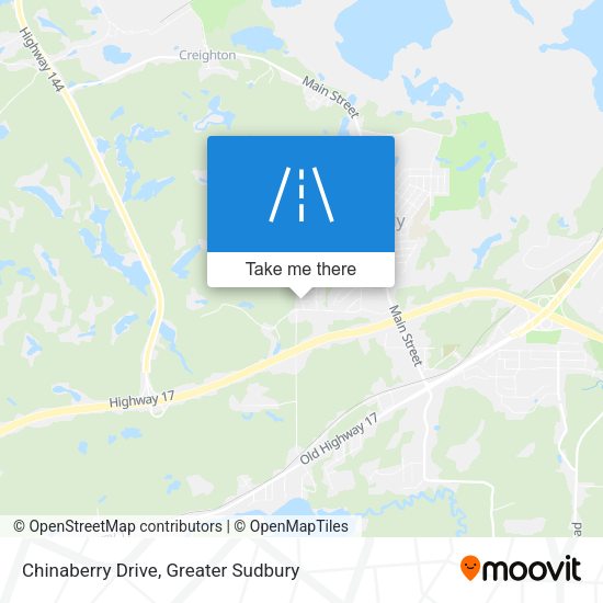 Chinaberry Drive map
