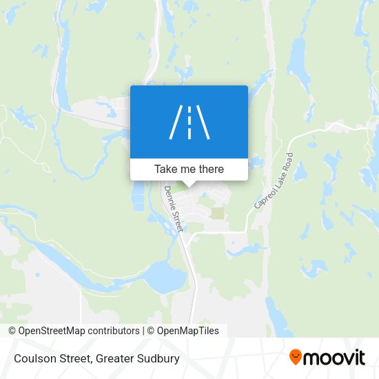 Coulson Street map