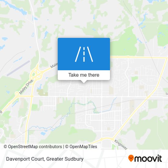 Davenport Court map