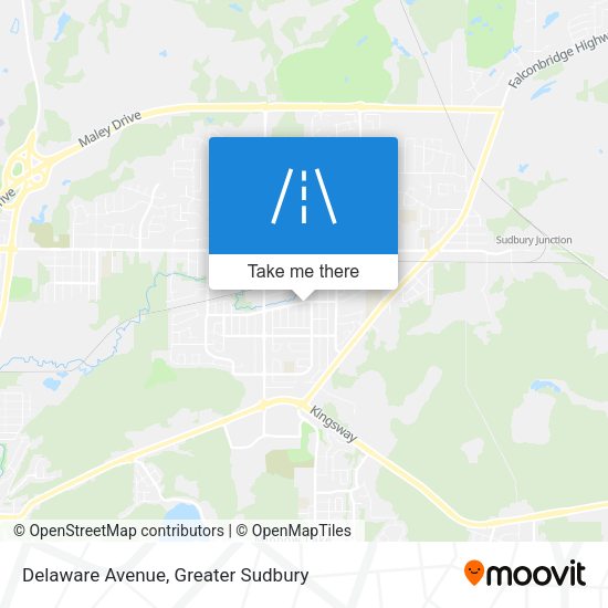 Delaware Avenue map