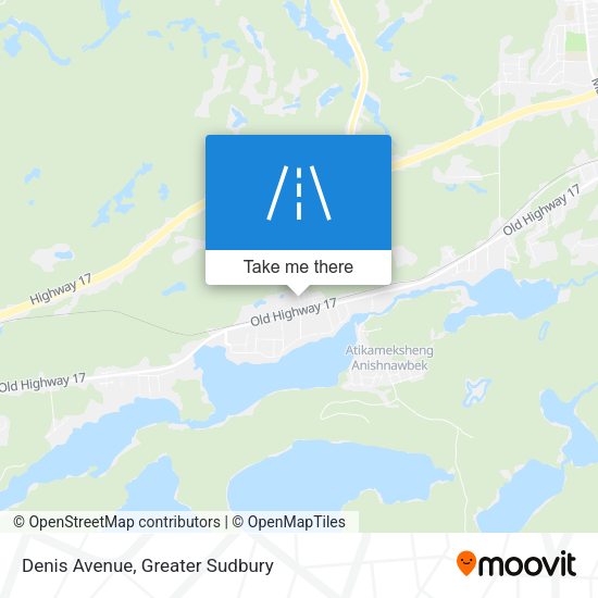 Denis Avenue map