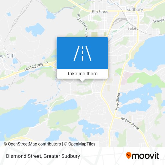 Diamond Street map