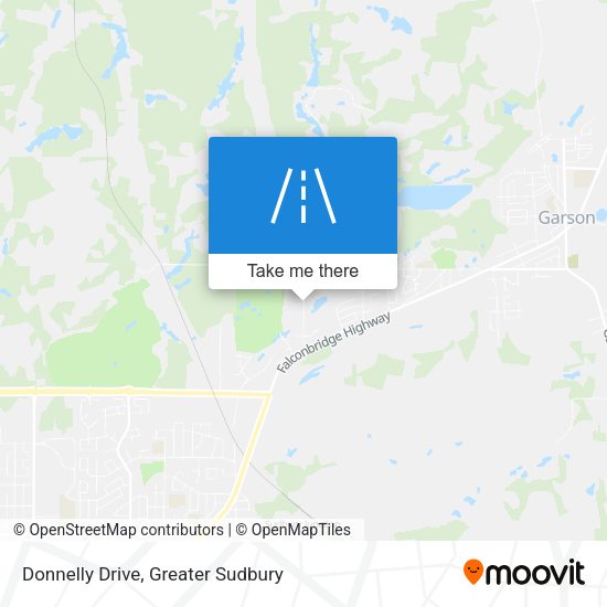 Donnelly Drive map