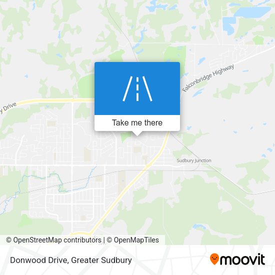 Donwood Drive map