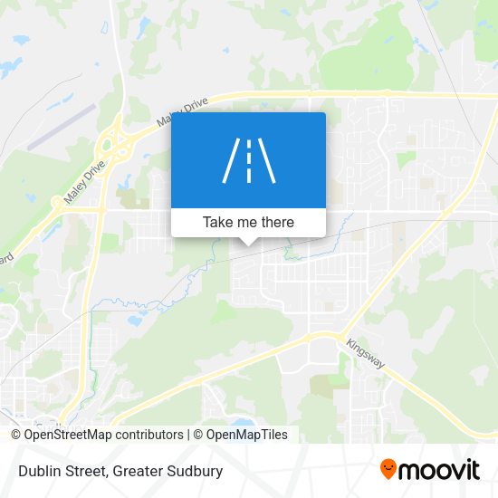 Dublin Street map