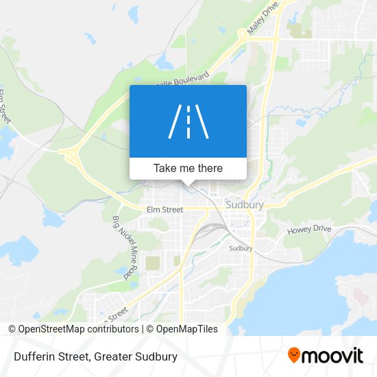 Dufferin Street map