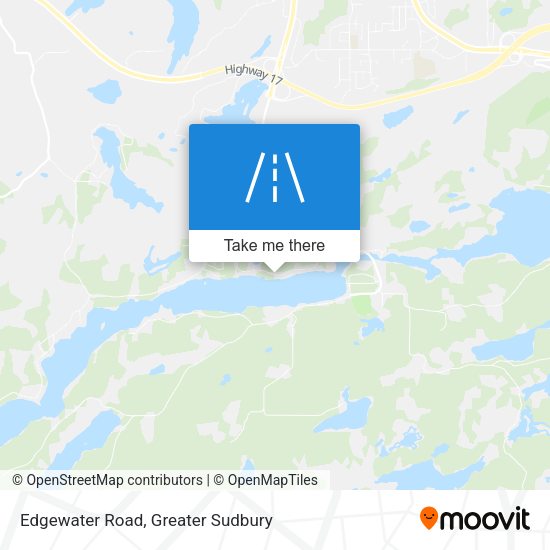 Edgewater Road map