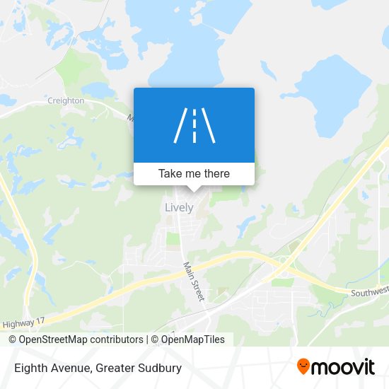 Eighth Avenue map