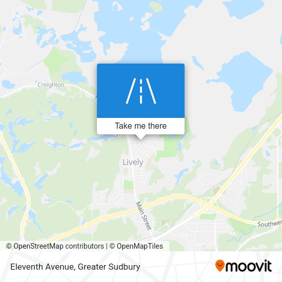 Eleventh Avenue map