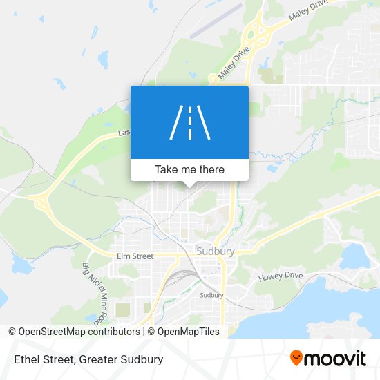 Ethel Street map