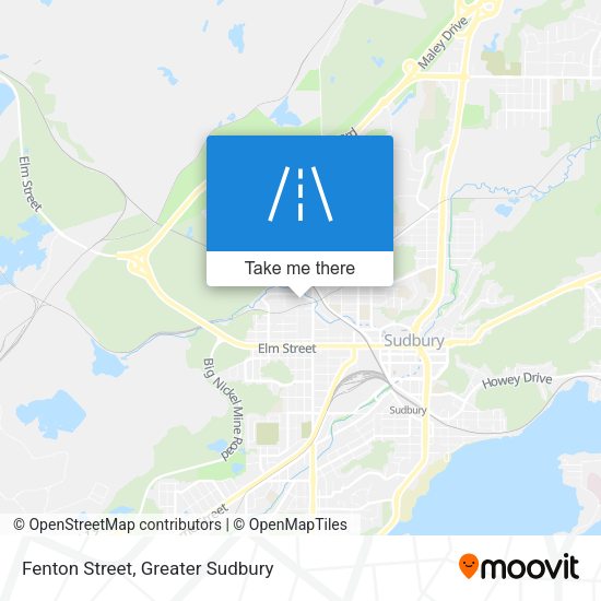 Fenton Street map