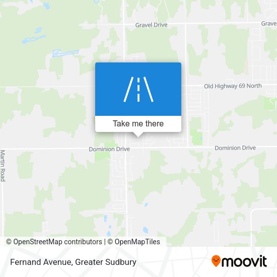 Fernand Avenue map