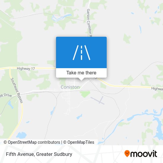 Fifth Avenue map