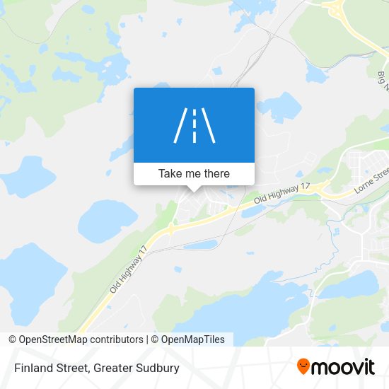 Finland Street map