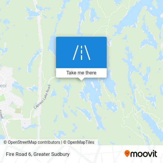 Fire Road 6 map