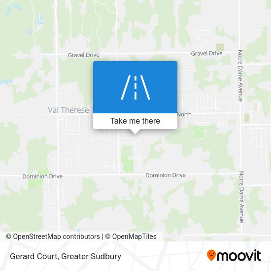 Gerard Court map