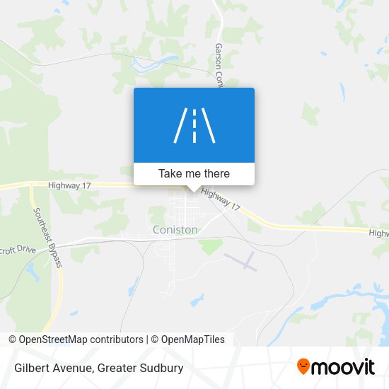 Gilbert Avenue map