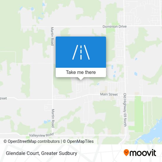 Glendale Court map