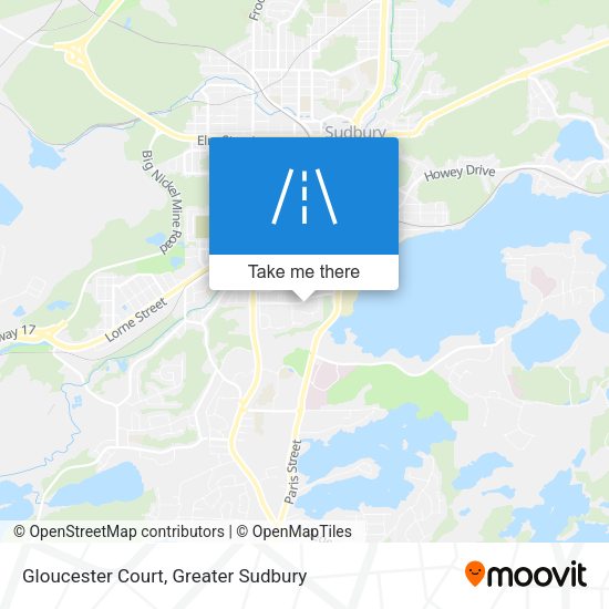 Gloucester Court map