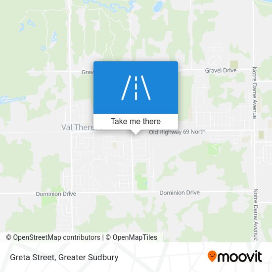 Greta Street map