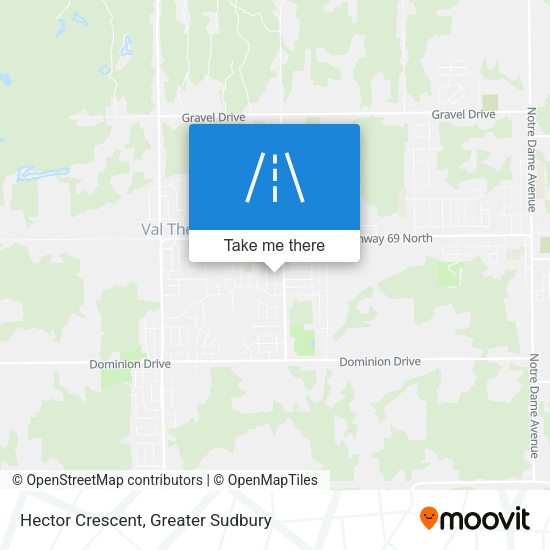 Hector Crescent map