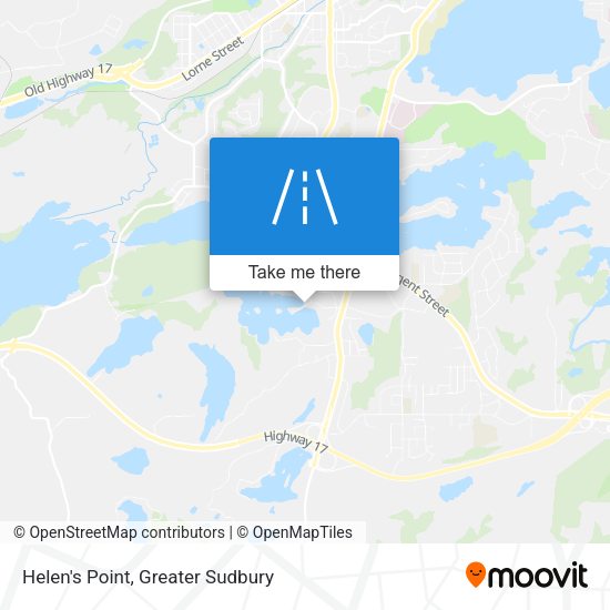 Helen's Point map