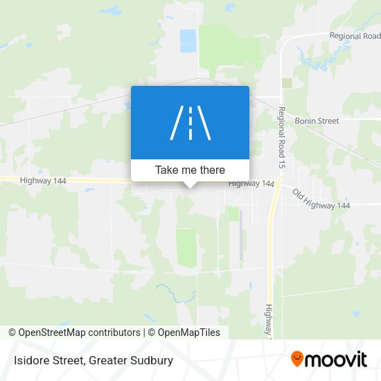 Isidore Street map