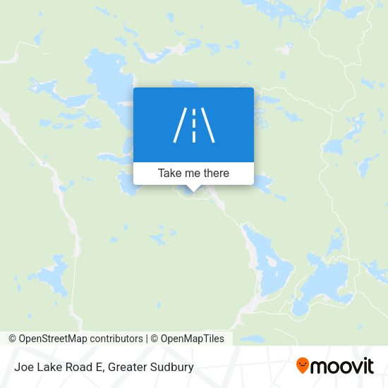 Joe Lake Road E map