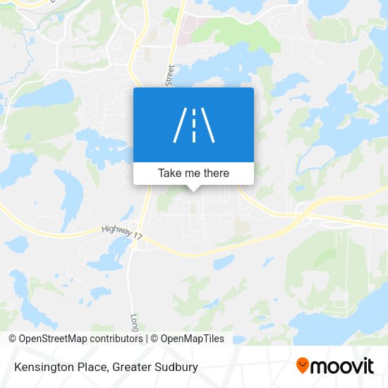 Kensington Place map