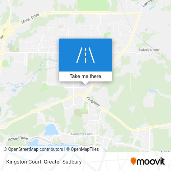 Kingston Court map