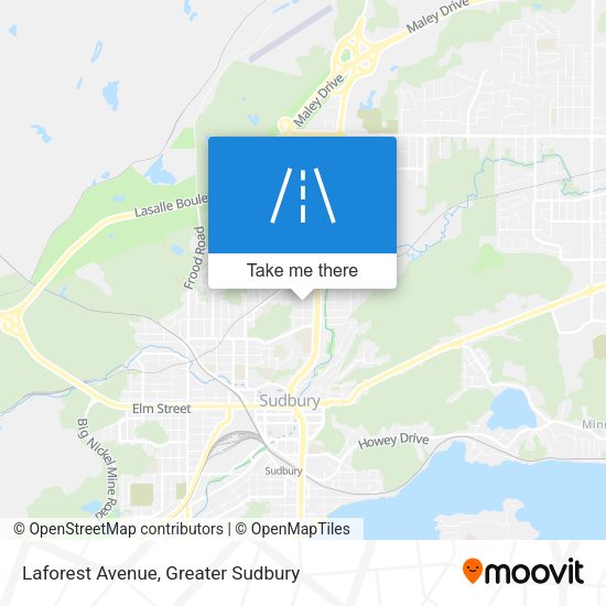 Laforest Avenue map