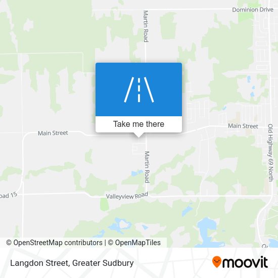 Langdon Street map